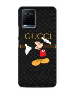 Чехол для Vivo Y21 / Y21s с картинкой «Микки Маус Gucci»