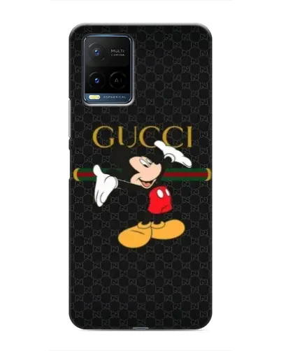 Чехол для Vivo Y21 / Y21s с картинкой «Микки Маус Gucci» Чехол для Vivo Y21 / Y21s с картинкой «Микки Маус Gucci»