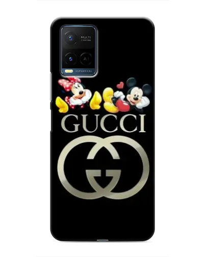Чехол для Vivo Y21 / Y21s с картинкой «Gucci — герои Disney» Чехол для Vivo Y21 / Y21s с картинкой «Gucci — герои Disney»