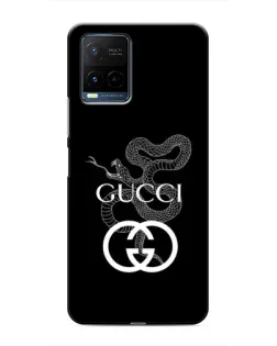 Чехол для Vivo Y21 / Y21s с картинкой «Gucci — серебряная змея»