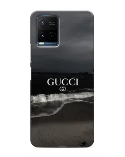 Чехол для Vivo Y21 / Y21s с картинкой «Gucci — морской прибой»