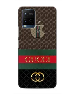 Чехол для Vivo Y21 / Y21s с картинкой «Gucci — брендированный десерт»