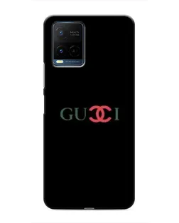 Чехол для Vivo Y21 / Y21s с картинкой «Gucci — красный градиент»