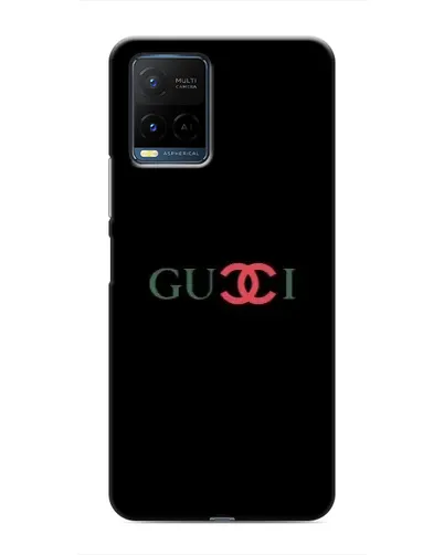 Чехол для Vivo Y21 / Y21s с картинкой «Gucci — красный градиент» Чехол для Vivo Y21 / Y21s с картинкой «Gucci — красный градиент»