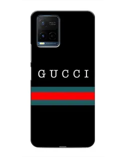 Чехол для Vivo Y21 / Y21s с картинкой «Gucci — красный пояс»