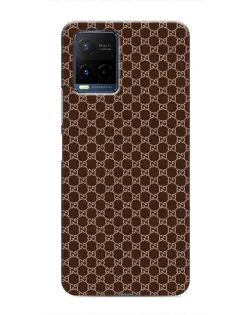 Чехол для Vivo Y21 / Y21s с картинкой «Gucci — шоколадная сетка»