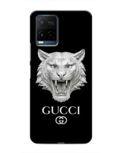 Чехол для Vivo Y21 / Y21s с картинкой «Gucci — серебряный лев» Чехол для Vivo Y21 / Y21s с картинкой «Gucci — серебряный лев»