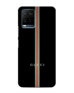 Чехол для Vivo Y21 / Y21s с картинкой «Gucci — строгая линия»