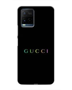 Чехол для Vivo Y21 / Y21s с картинкой «Gucci — неоновый минимализм»