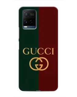 Чехол для Vivo Y21 / Y21s с картинкой «Gucci — темно-зеленый градиент»