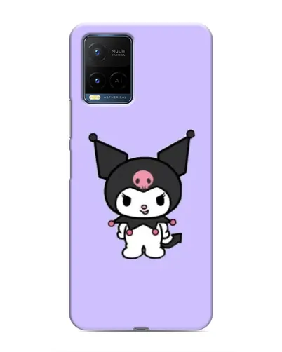Чехол для Vivo Y21 / Y21s с картинкой «Kuromi — нежный фиолетовый»