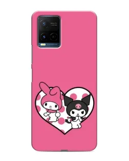 Чехол для Vivo Y21 / Y21s с картинкой «Kuromi и My Melody» Чехол для Vivo Y21 / Y21s с картинкой «Kuromi и My Melody»