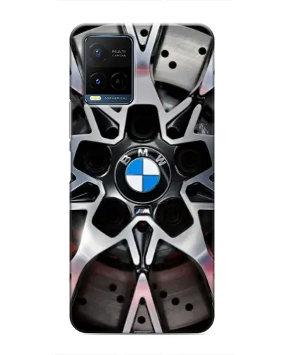 Чехол для Vivo Y21 / Y21s с картинкой «BMW — деталь диска»