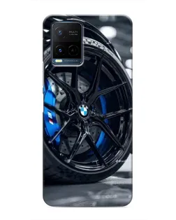Чехол для Vivo Y21 / Y21s с картинкой «Колесо BMW вблизи» Чехол для Vivo Y21 / Y21s с картинкой «Колесо BMW вблизи»