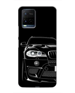 Чехол для Vivo Y21 / Y21s с картинкой «Темный силуэт BMW» Чехол для Vivo Y21 / Y21s с картинкой «Темный силуэт BMW»