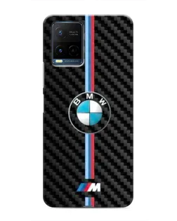Чехол для Vivo Y21 / Y21s с картинкой «Эмблема BMW и карбон» Чехол для Vivo Y21 / Y21s с картинкой «Эмблема BMW и карбон»