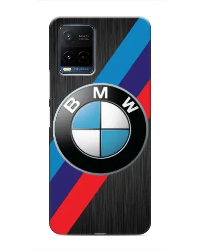 Чехол для Vivo Y21 / Y21s с картинкой «BMW M-stripes стиль»