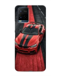 Чехол для Vivo Y21 / Y21s с картинкой «BMW на красной дорожке» Чехол для Vivo Y21 / Y21s с картинкой «BMW на красной дорожке»