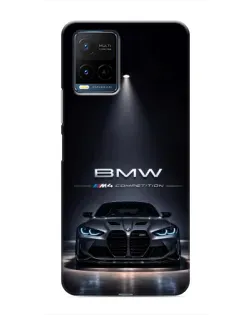 Чехол для Vivo Y21 / Y21s с картинкой «BMW сквозь ночной город» Чехол для Vivo Y21 / Y21s с картинкой «BMW сквозь ночной город»