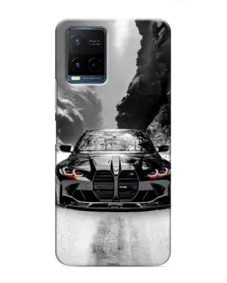 Чехол для Vivo Y21 / Y21s с картинкой «BMW — акварельный дрифт» Чехол для Vivo Y21 / Y21s с картинкой «BMW — акварельный дрифт»
