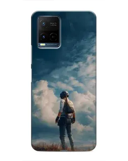 Чехол для Vivo Y21 / Y21s с картинкой «Герой PUBG на скале» Чехол для Vivo Y21 / Y21s с картинкой «Герой PUBG на скале»