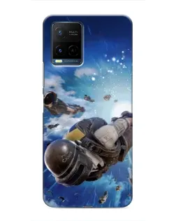 Чехол для Vivo Y21 / Y21s с картинкой «Десант PUBG — прыжок» Чехол для Vivo Y21 / Y21s с картинкой «Десант PUBG — прыжок»