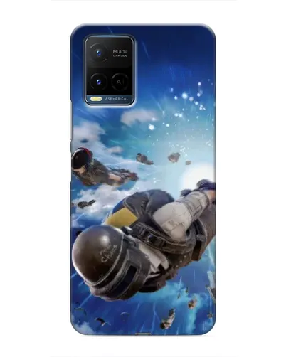 Чехол для Vivo Y21 / Y21s с картинкой «Десант PUBG — прыжок» Чехол для Vivo Y21 / Y21s с картинкой «Десант PUBG — прыжок»
