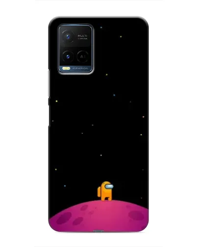 Чехол для Vivo Y21 / Y21s с картинкой «Одинокий герой на планете» Чехол для Vivo Y21 / Y21s с картинкой «Одинокий герой на планете»