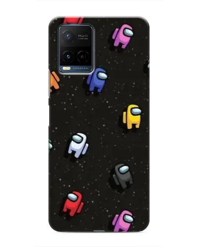 Чехол для Vivo Y21 / Y21s с картинкой «Космический паттерн Among Us» Чехол для Vivo Y21 / Y21s с картинкой «Космический паттерн Among Us»