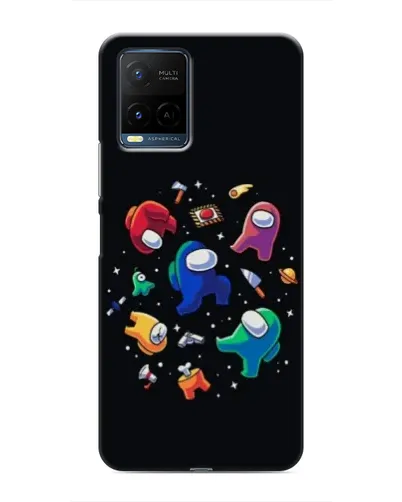 Чехол для Vivo Y21 / Y21s с картинкой «Among Us космос» Чехол для Vivo Y21 / Y21s с картинкой «Among Us космос»