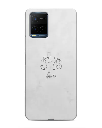 Чехол для Vivo Y21 / Y21s с картинкой «Иоанна 3:16 Крест» Чехол для Vivo Y21 / Y21s с картинкой «Иоанна 3:16 Крест»