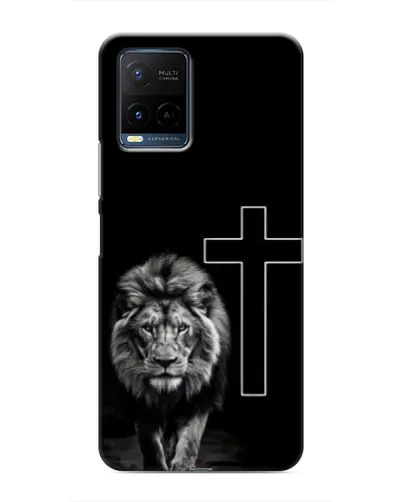 Чехол для Vivo Y21 / Y21s с картинкой «Лев и Крест» Чехол для Vivo Y21 / Y21s с картинкой «Лев и Крест»