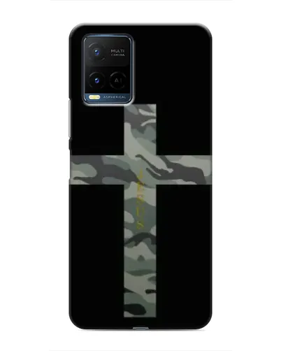 Чехол для Vivo Y21 / Y21s с картинкой «Милитари Крест» Чехол для Vivo Y21 / Y21s с картинкой «Милитари Крест»
