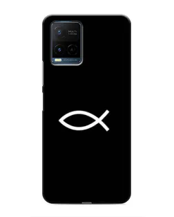 Чехол для Vivo Y21 / Y21s с картинкой «Символ рыбы Jesus» Чехол для Vivo Y21 / Y21s с картинкой «Символ рыбы Jesus»