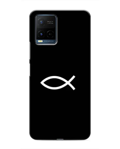 Чехол для Vivo Y21 / Y21s с картинкой «Символ рыбы Jesus» Чехол для Vivo Y21 / Y21s с картинкой «Символ рыбы Jesus»