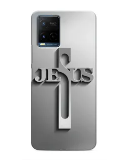 Чехол для Vivo Y21 / Y21s с картинкой «Металлический крест Jesus» Чехол для Vivo Y21 / Y21s с картинкой «Металлический крест Jesus»