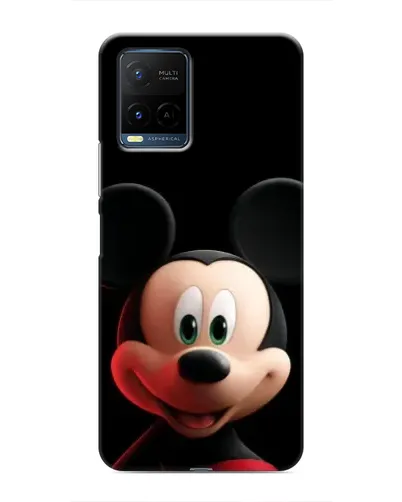 Чехол для Vivo Y21 / Y21s с картинкой «Улыбающийся Микки Маус»