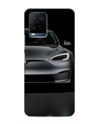 Чехол для Vivo Y21 / Y21s с картинкой «Tesla Model S Look» Чехол для Vivo Y21 / Y21s с картинкой «Tesla Model S Look»