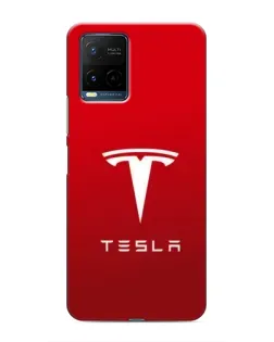 Чехол для Vivo Y21 / Y21s с картинкой «Tesla Red Classic» Чехол для Vivo Y21 / Y21s с картинкой «Tesla Red Classic»
