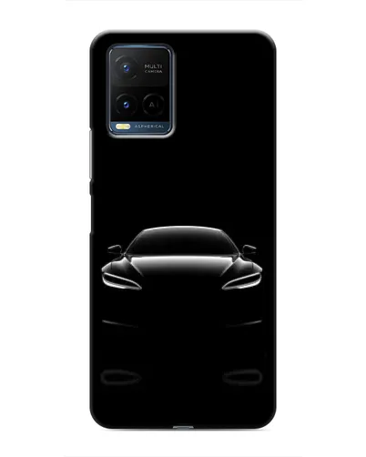 Чехол для Vivo Y21 / Y21s с картинкой «Силуэт Tesla Night» Чехол для Vivo Y21 / Y21s с картинкой «Силуэт Tesla Night»