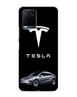 Чехол для Vivo Y21 / Y21s с картинкой «Tesla Model Y» Чехол для Vivo Y21 / Y21s с картинкой «Tesla Model Y»