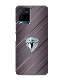 Чехол для Vivo Y21 / Y21s с картинкой «Металлическая текстура Tesla» Чехол для Vivo Y21 / Y21s с картинкой «Металлическая текстура Tesla»