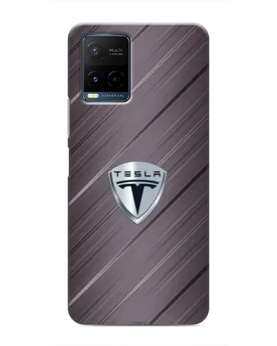 Чехол для Vivo Y21 / Y21s с картинкой «Металлическая текстура Tesla» Чехол для Vivo Y21 / Y21s с картинкой «Металлическая текстура Tesla»