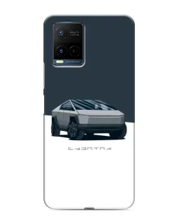 Чехол для Vivo Y21 / Y21s с картинкой «Серебристый Cybertruck Tesla» Чехол для Vivo Y21 / Y21s с картинкой «Серебристый Cybertruck Tesla»
