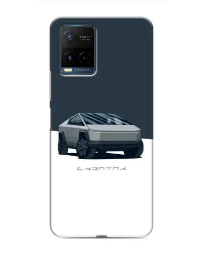 Чехол для Vivo Y21 / Y21s с картинкой «Серебристый Cybertruck Tesla» Чехол для Vivo Y21 / Y21s с картинкой «Серебристый Cybertruck Tesla»
