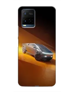 Чехол для Vivo Y21 / Y21s с картинкой «Cybertruck в пустыне» Чехол для Vivo Y21 / Y21s с картинкой «Cybertruck в пустыне»