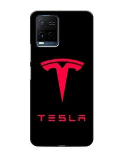 Чехол для Vivo Y21 / Y21s с картинкой «Tesla Red Logo» Чехол для Vivo Y21 / Y21s с картинкой «Tesla Red Logo»