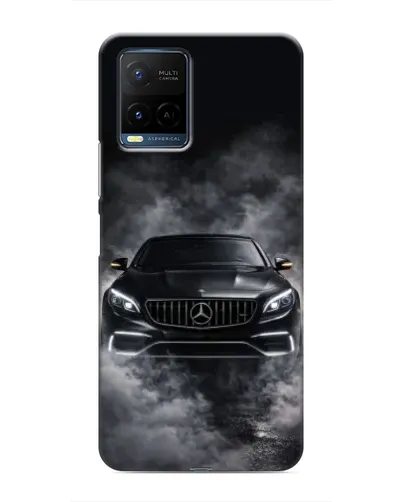 Чехол для Vivo Y21 / Y21s с картинкой «Mercedes в дыму» Чехол для Vivo Y21 / Y21s с картинкой «Mercedes в дыму»