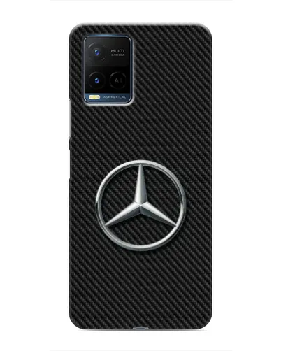 Чехол для Vivo Y21 / Y21s с картинкой «Карбоновый Mercedes стиль» Чехол для Vivo Y21 / Y21s с картинкой «Карбоновый Mercedes стиль»