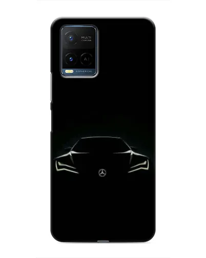 Чехол для Vivo Y21 / Y21s с картинкой «Mercedes — силуэт авто» Чехол для Vivo Y21 / Y21s с картинкой «Mercedes — силуэт авто»